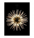 Hornby 32 Light E27 Round Ceiling Pendant Matt Black Champagne Glass-3