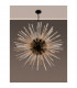 Hornby 32 Light E27 Round Ceiling Pendant Matt Black Champagne Glass-9