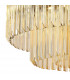 Poland Ceiling Lamp Round 12 Light E14 Matt Black Cognac Sculpted Glass Item Weight: 28.4kg-6