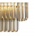 Poland Ceiling Pendant Rectangle 5 Light E14 Brass Smoke Sculpted Glass Item Weight: 21.2kg-8