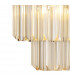 Poland Ceiling Pendant Round 4 Light E14 Polished Nickel Cognac Sculpted Glass-6