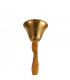 Poland Ceiling Pendant Round 8 Light E14 Brass Smoke Sculpted Glass Item Weight: 17.3kg-5