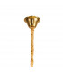 Poland Ceiling Pendant Round 12 Light E14 Brass Smoke Sculpted Glass Item Weight: 25.4kg-5