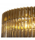 Poland Ceiling Pendant Round 12 Light E14 Brass Smoke Sculpted Glass Item Weight: 25.4kg-6