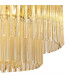 Poland Ceiling Pendant Round 12 Light E14 Brass Cognac Sculpted Glass Item Weight: 25.4kg-8