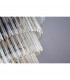 Poland Ceiling Pendant Round 5 Tier 19 Light E14 Matt Black Cognac Sculpted Glass Item Weight: 32.6kg-10
