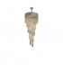 Poland Ceiling Pendant Round 5 Tier 23 Light E14 Polished Nickel Cognac Sculpted Glass-4