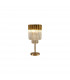 Poland Table Lamp 3 Light E14 Brass Cognac Sculpted Glass-1