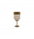 Poland Table Lamp 3 Light E14 Brass Cognac Sculpted Glass-4
