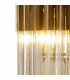 Poland Table Lamp 3 Light E14 Brass Cognac Sculpted Glass-5