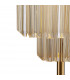 Poland Table Lamp 3 Light E14 Brass Cognac Sculpted Glass-6