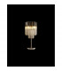 Poland Table Lamp 3 Light E14 Polished Nickel Cognac Sculpted Glass-3