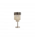 Poland Table Lamp 3 Light E14 Polished Nickel Cognac Sculpted Glass-4