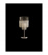 Poland Table Lamp 3 Light E14 Polished Nickel Cognac Sculpted Glass-8