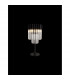 Poland Table Lamp 3 Light E14 Matt Black Clear Sculpted Glass-3