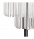 Poland Table Lamp 3 Light E14 Matt Black Clear Sculpted Glass-6