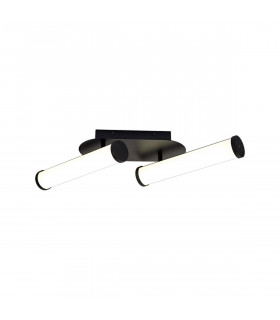 Glen Ceiling Lamp 2 Light 9W LED 4000K 1153lm IP44 Sand Black-1