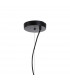 Marshall Ceiling Pendant 5 Light G9 Satin Black Chrome Plated Glass-5