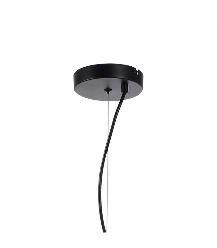 Marshall Ceiling Pendant 5 Light G9 Satin Black Chrome Plated Glass-5