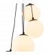 Marshall Ceiling Pendant 5 Light G9 Satin Black Opal Glass-7