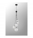 Marshall Ceiling Pendant 5 Light G9 Satin Black Opal Glass-8