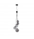 Marshall Ceiling Pendant 5 Light G9 Satin Black Smoke Plated Glass-4