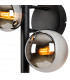 Marshall Wall Lamp 3 Light G9 Satin Black Chrome Plated Glass-6