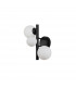 Marshall Wall Lamp 3 Light G9 Satin Black Opal Glass-4