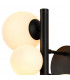 Marshall Wall Lamp 3 Light G9 Satin Black Opal Glass-5