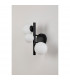 Marshall Wall Lamp 3 Light G9 Satin Black Opal Glass-7