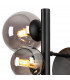 Marshall Wall Lamp 3 Light G9 Satin Black Smoke Plated Glass-5