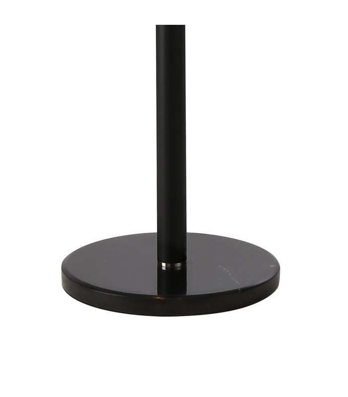 Marshall Floor Lamp 11 Light G9 Satin Black Amber Plated Glass-5