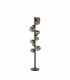 Marshall Floor Lamp 11 Light G9 Satin Black Chrome Plated Glass-1