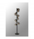 Marshall Floor Lamp 11 Light G9 Satin Black Chrome Plated Glass-3