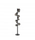 Marshall Floor Lamp 11 Light G9 Satin Black Chrome Plated Glass-4