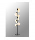Marshall Floor Lamp 11 Light G9 Satin Black Opal Glass-3