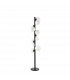 Marshall Floor Lamp 11 Light G9 Satin Black Opal Glass-4