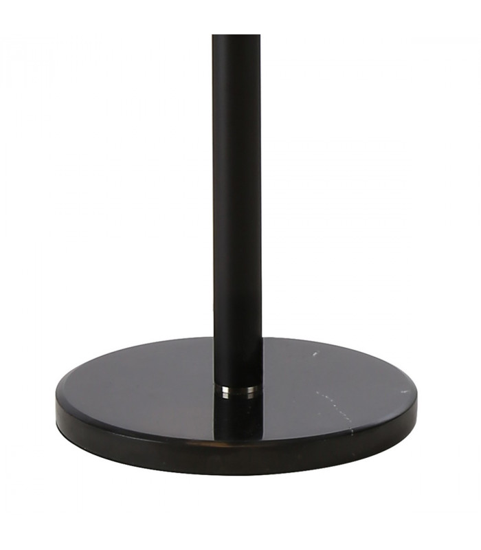 Marshall Floor Lamp 11 Light G9 Satin Black Opal Glass-5