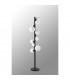Marshall Floor Lamp 11 Light G9 Satin Black Opal Glass-7