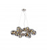 Marshall Circular Ceiling Pendant 16 Light G9 Satin Nickel Chrome Plated Glass-1