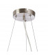 Marshall Circular Ceiling Pendant 16 Light G9 Satin Nickel Chrome Plated Glass-5