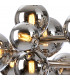 Marshall Circular Ceiling Pendant 16 Light G9 Satin Nickel Chrome Plated Glass-6