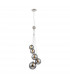 Marshall Ceiling Pendant 5 Light G9 Satin Nickel Chrome Plated Glass-1