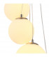 Marshall Ceiling Pendant 5 Light G9 Satin Nickel Opal Glass-7