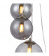 Marshall Ceiling Pendant 5 Light G9 Satin Nickel Smoke Plated Glass-7