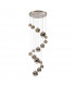 Marshall Ceiling Pendant 16 Light G9 Satin Nickel Chrome Plated Glass-1