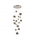 Marshall Ceiling Pendant 16 Light G9 Satin Nickel Chrome Plated Glass-5