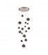Marshall Ceiling Pendant 16 Light G9 Satin Nickel Chrome Plated Glass-6