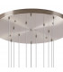 Marshall Ceiling Pendant 16 Light G9 Satin Nickel Chrome Plated Glass-7