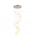 Marshall Ceiling Pendant 16 Light G9 Satin Nickel Opal Glass-1